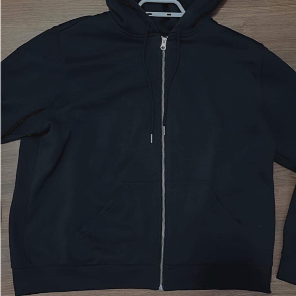 H&M size XL navy blue zip-up - Picture 1 of 3